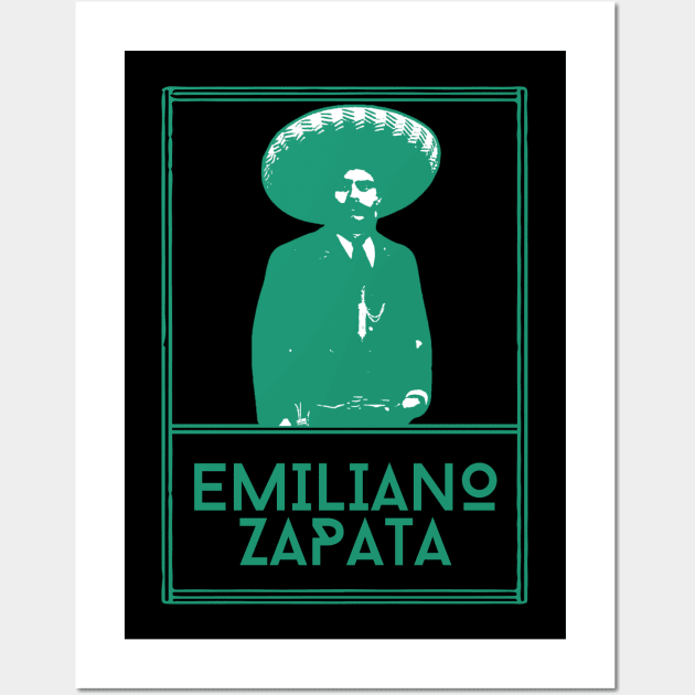 Emiliano zapata\\retro fan art Wall Art by MisterPumpkin